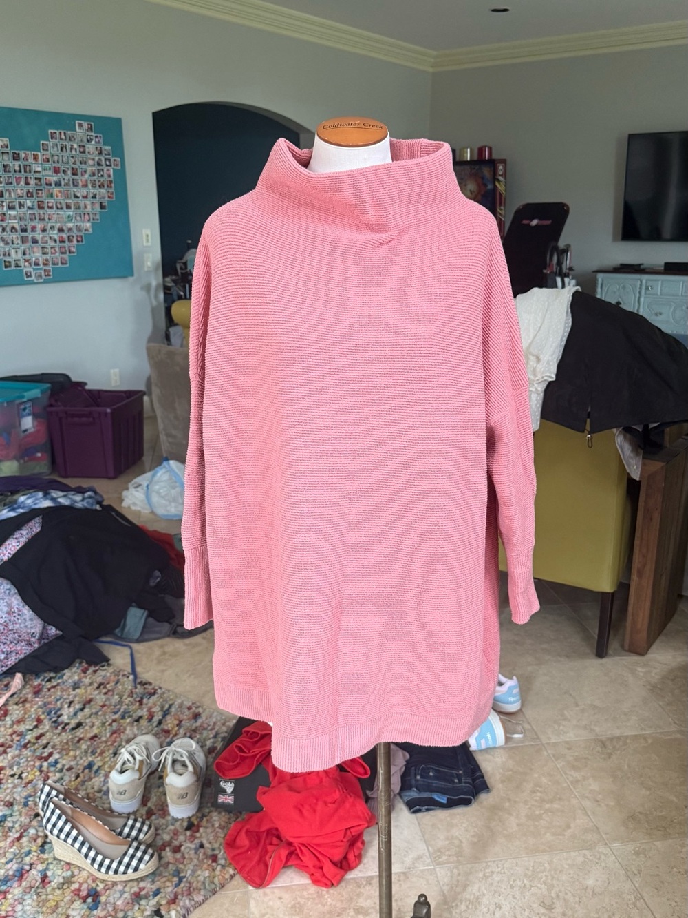 Free People Mock Neck Sweater